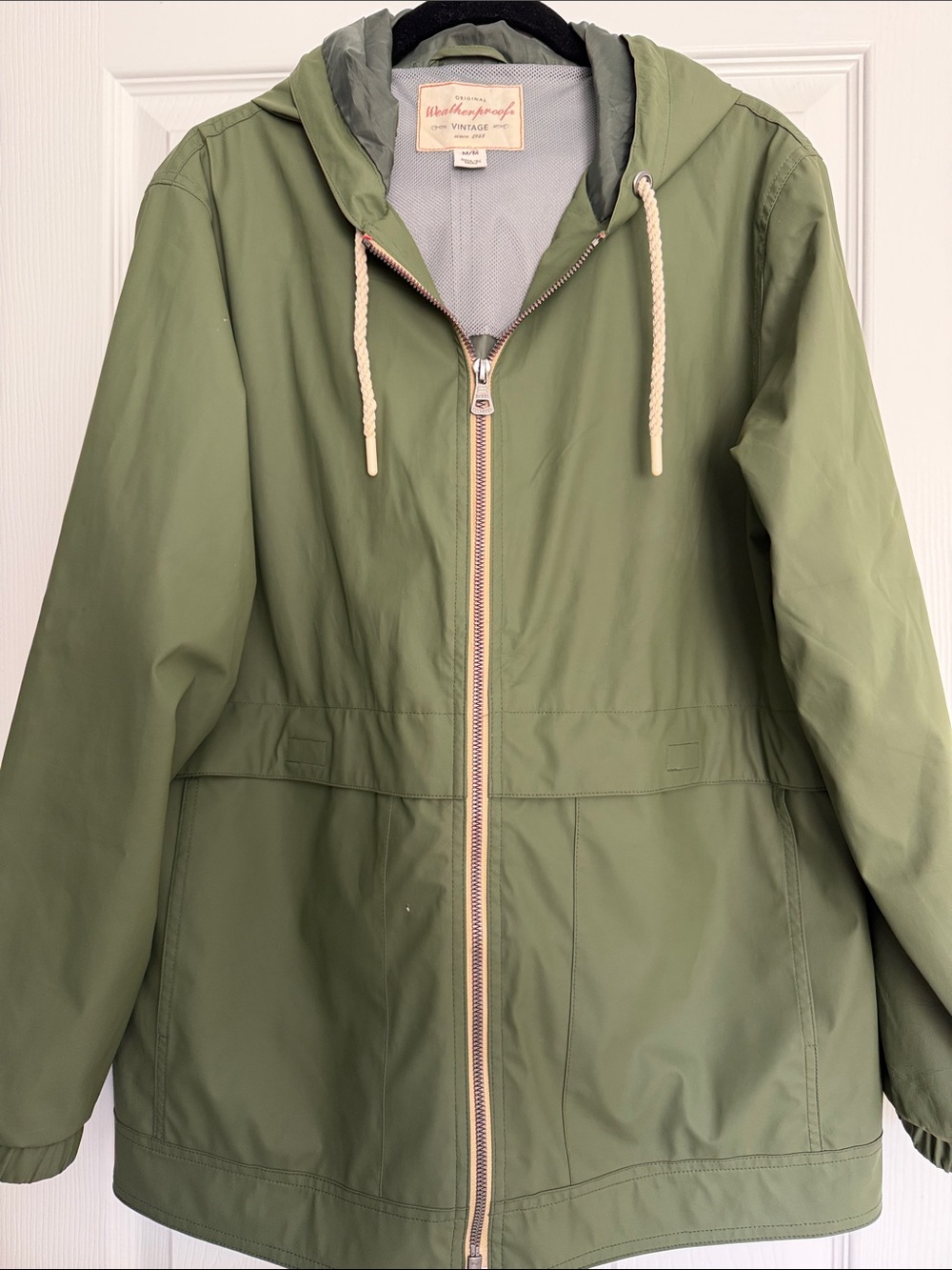 Weatherproof Olive Green Hooded Jacket
